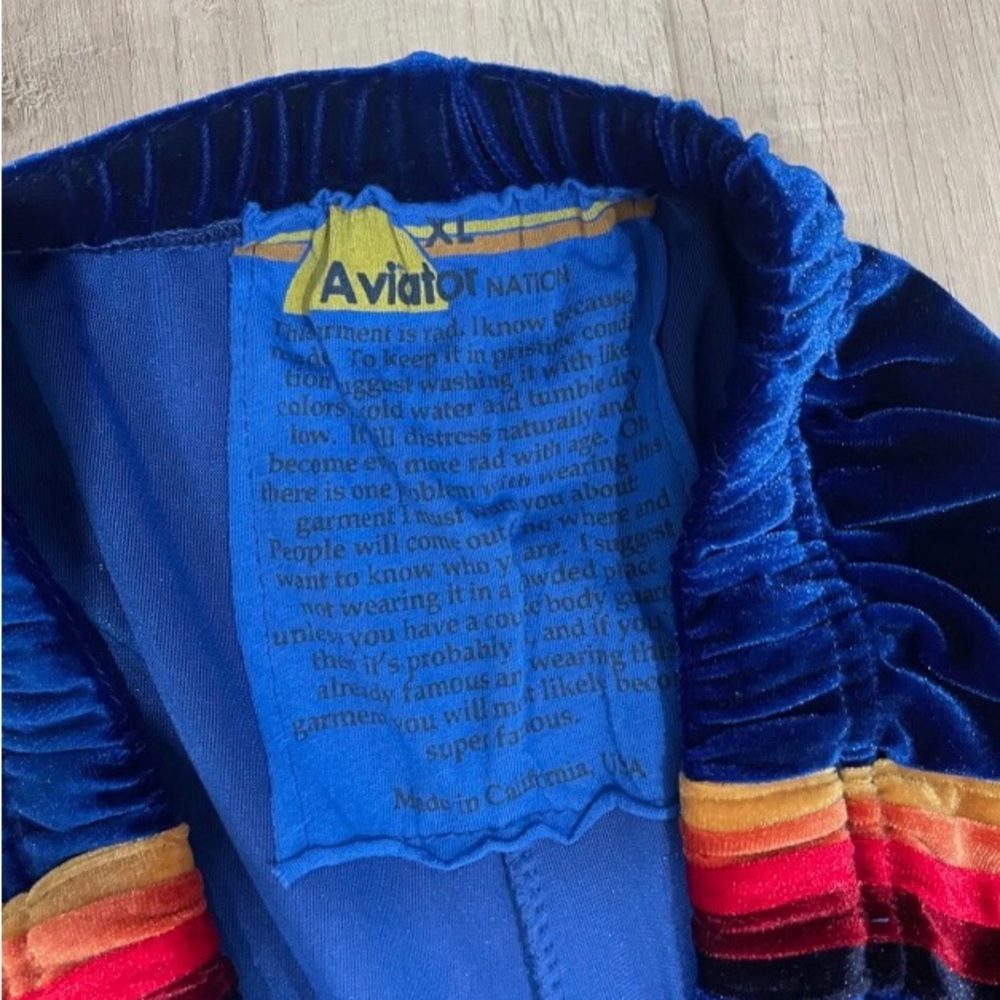 Aviator Nation Velour Sweatpants